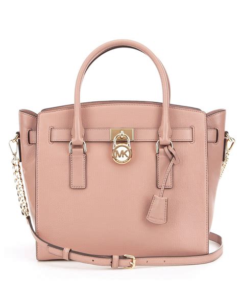 michael michael kors hamilton east west satchel pink|Michael Kors Hamilton large bag.